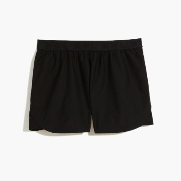Madewell MWL Always Pull-On Shorts High Waisted Relaxed Casual Black Small - Picture 1 of 10